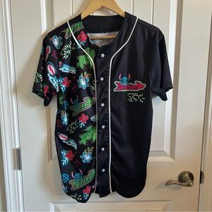 Stitch Baseball Jersey Multi Graphic Color